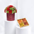Diwali Rose & Orange Carnation Yellow Box Diya Set Combo - Zuvees.ae