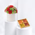 Diwali Cappuccino Rose & Orange Carnation Box - Diwali Gifts