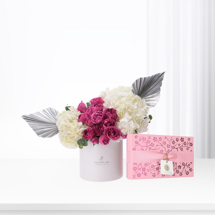 Elegant Bloom Box with Rituals Gift Set - Zuvees.ae