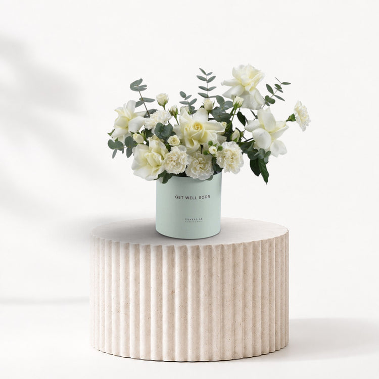 Ethereal White Get Well Soon Box - Zuvees.ae