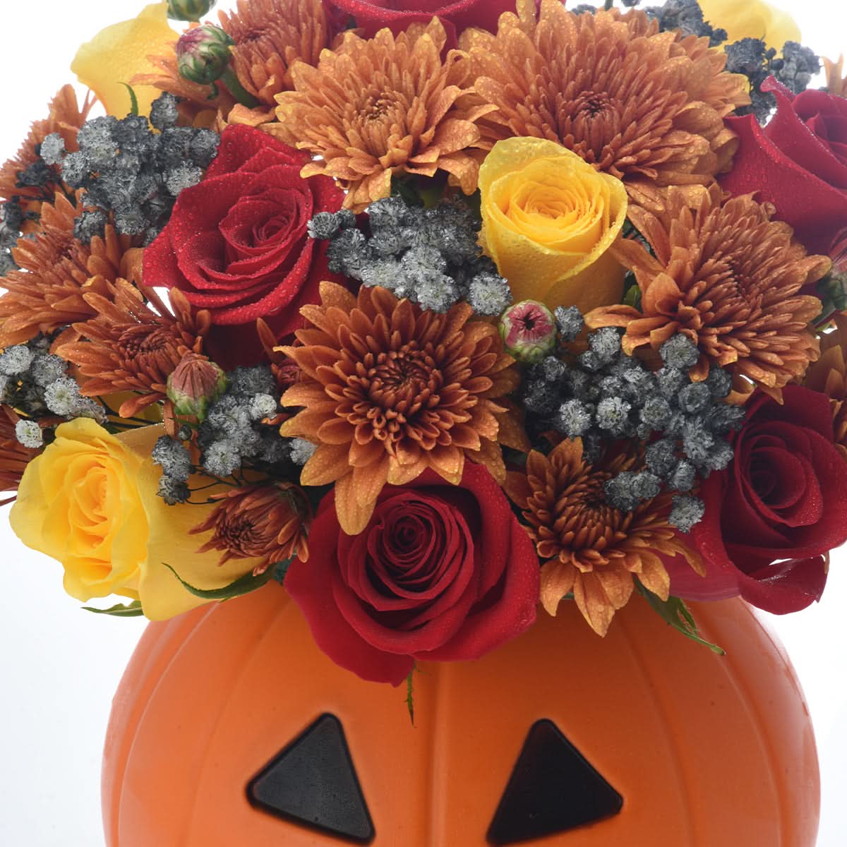 Halloween Pumpkin Roses &amp; Flowers - Halloween Gifts