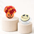 Halloween Roses & Carnations in Pumpkin Cake Combo - Halloween Gifts