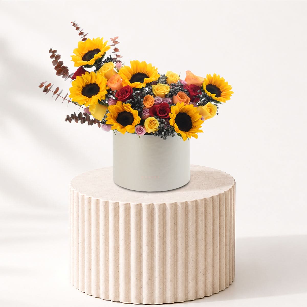Halloween Sunflower and Roses Box - Halloween Gifts