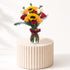 Halloween Sunflower and Roses Vase - Halloween Gifts