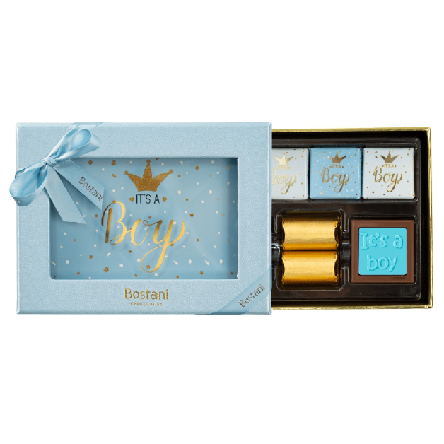 Light blue box with gold "It&