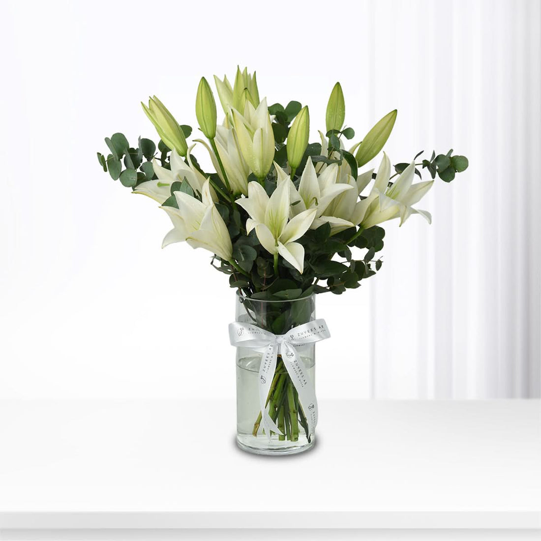 Lilies of Serenity Vase - Zuvees.ae