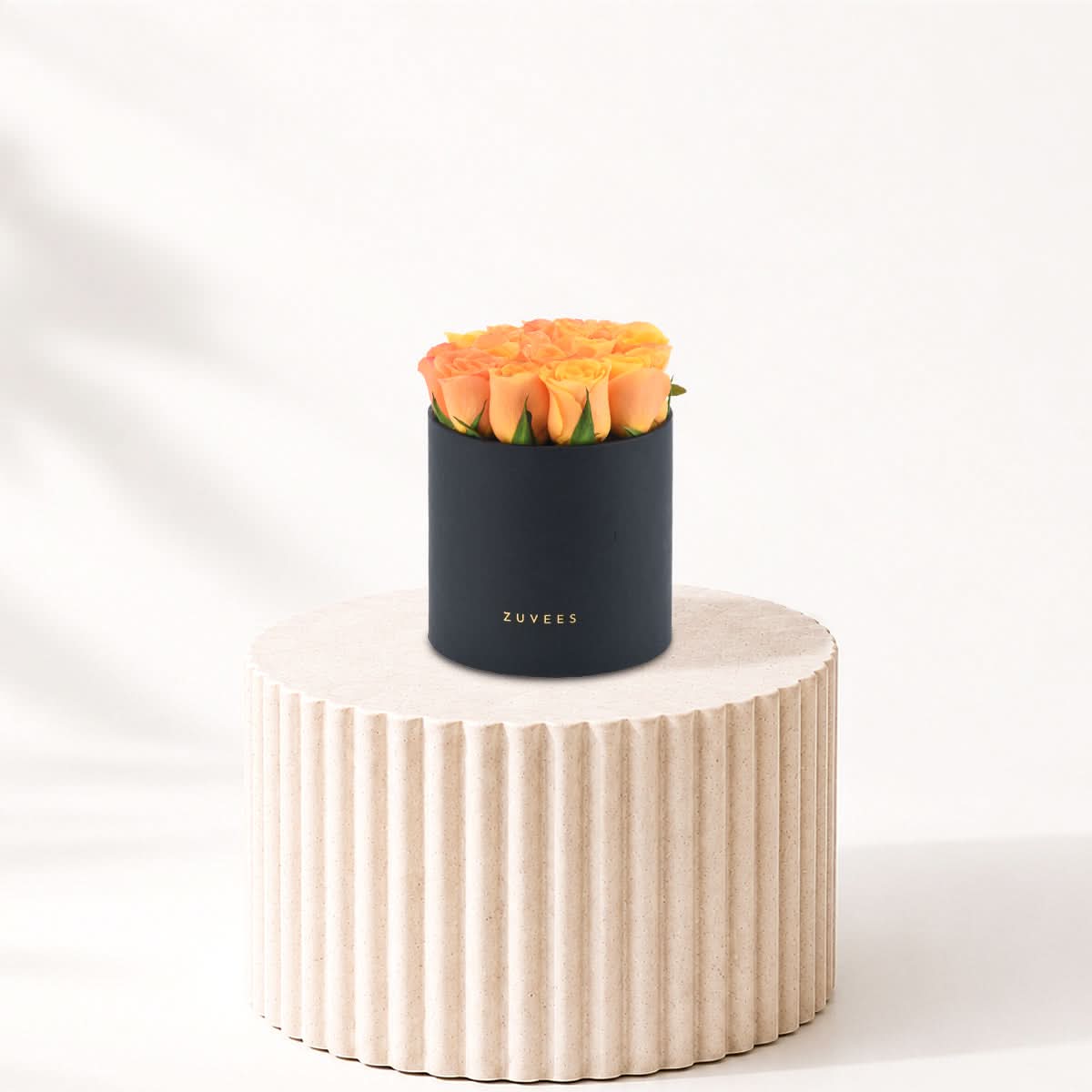 Orange_Rose_Flower_Box - Halloween Gifts