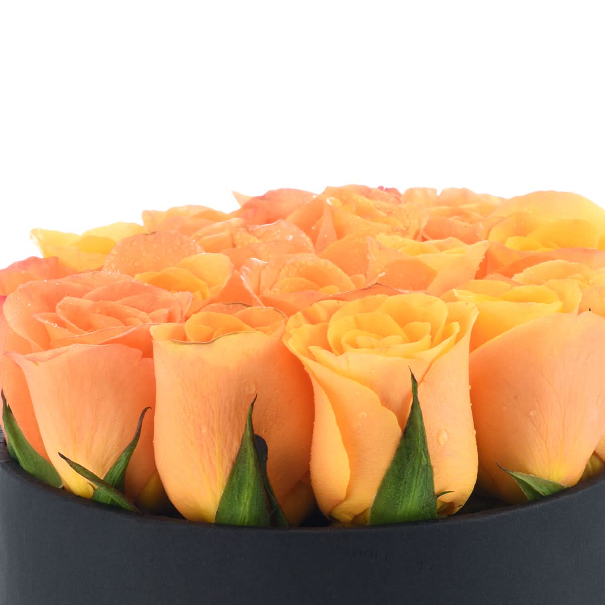 Orange Rose Flower Box - Halloween Gifts