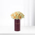 Peach & Ivory Harmony In Birthday Vase - Zuvees.ae