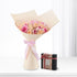 Peach & Pink Delight Bouquet Chocolate Combo - Zuvees.ae