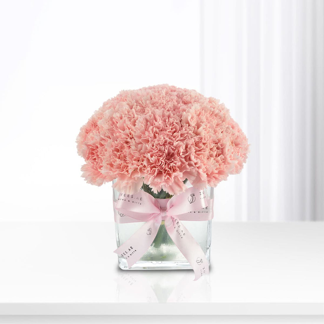 Pink Cotton Bloom Vase - Zuvees.ae