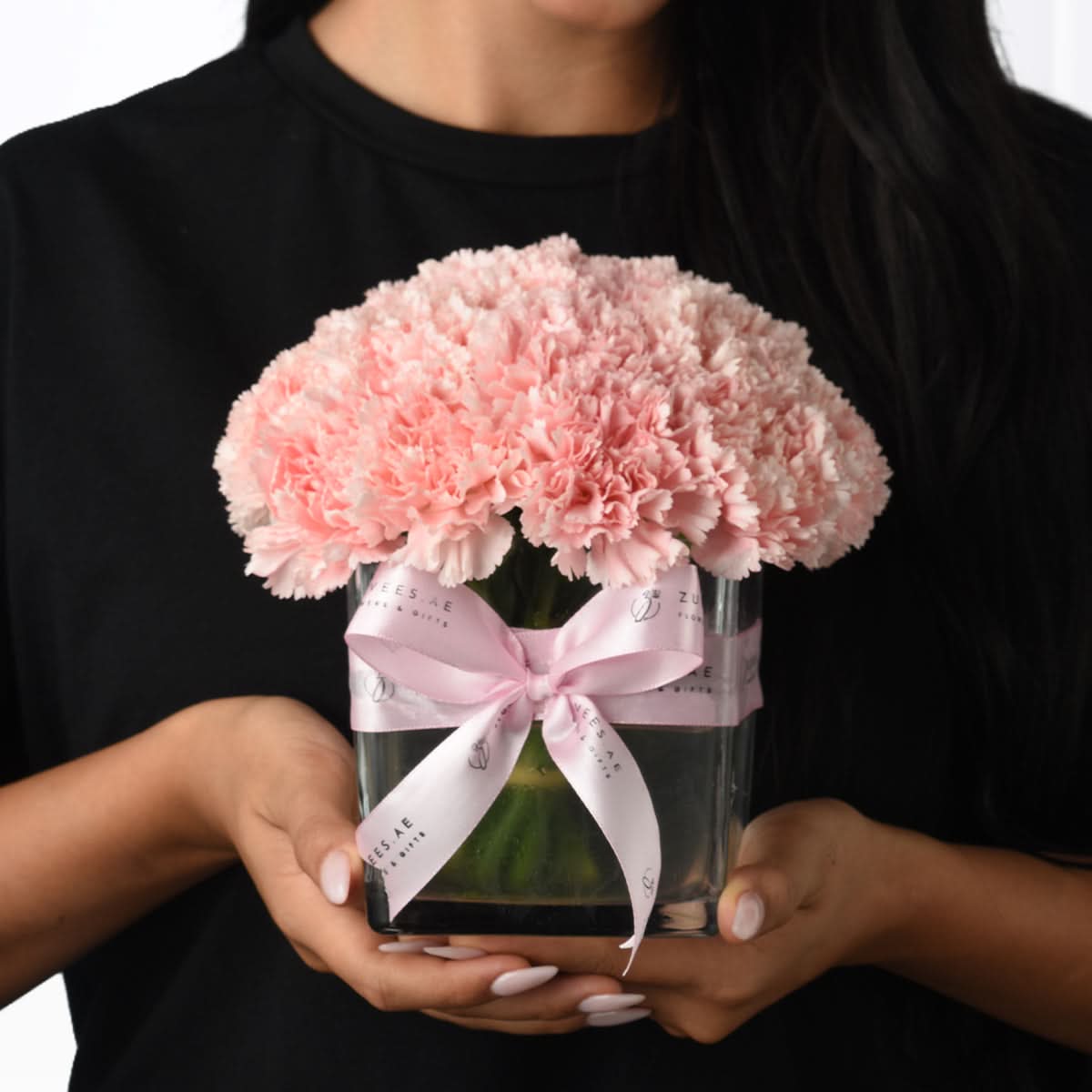 Pink Cotton Bloom Vase - Zuvees.ae