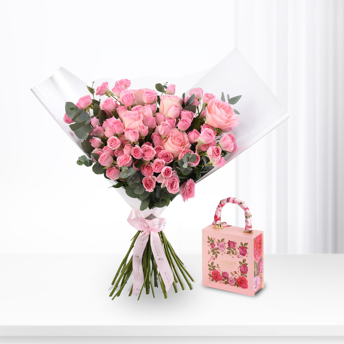 Pink Perfection with Chocolate Combo - Zuvees.ae