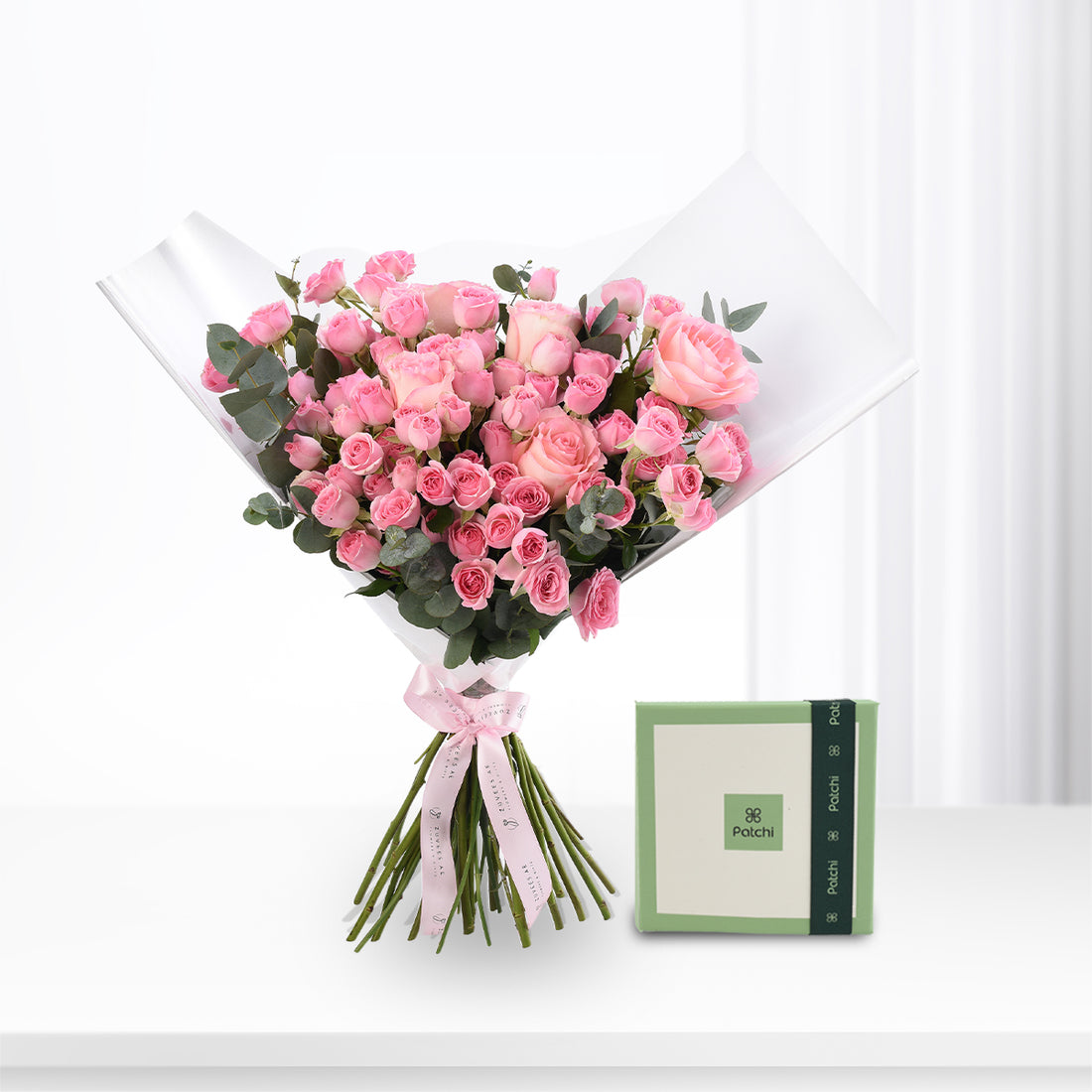 Pink Perfection with Chocolate Combo - Zuvees.ae