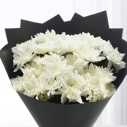 Pure White Blooms Bouquet - Zuvees.ae