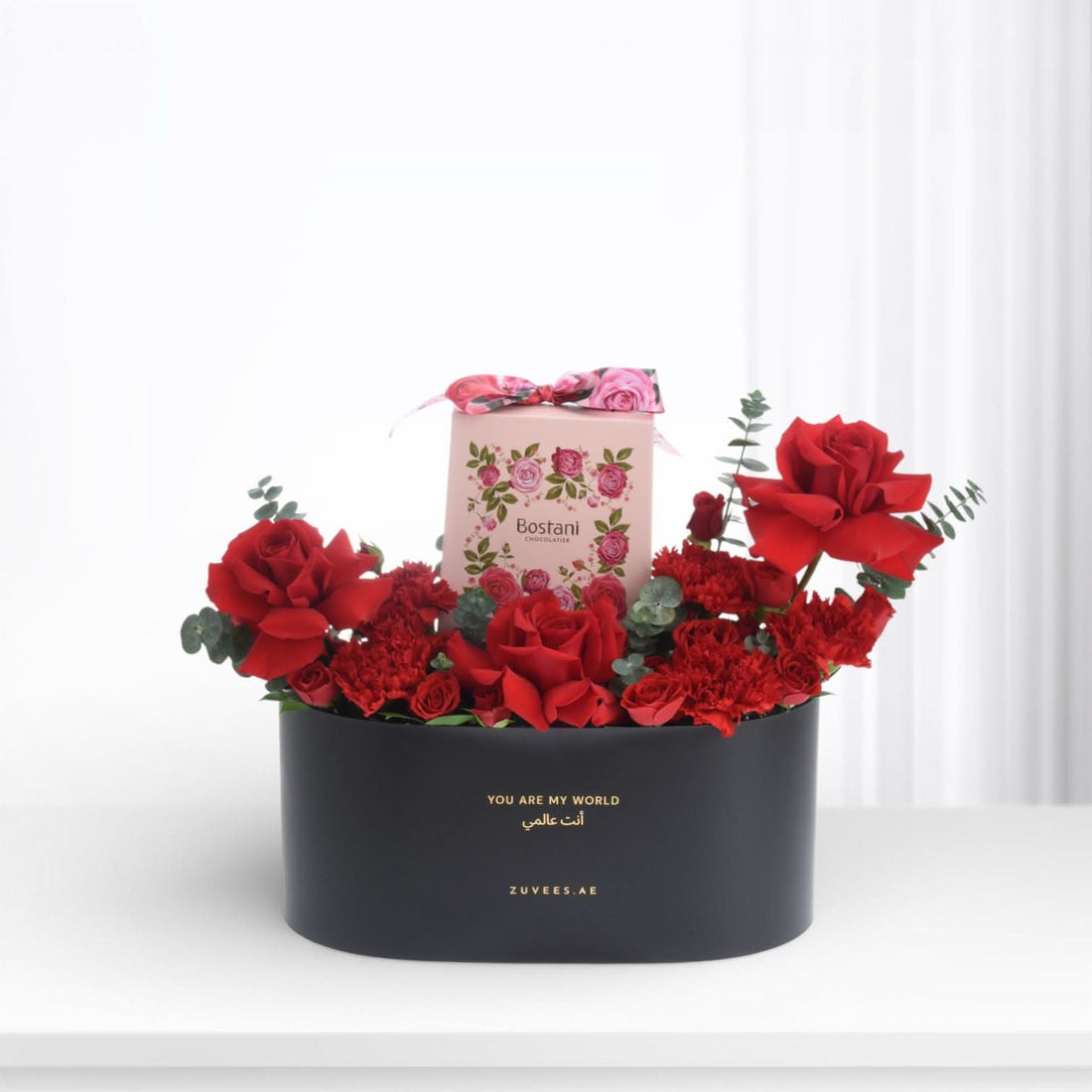 Red Fever with Bostani Chocolates Combo - Zuvees.ae