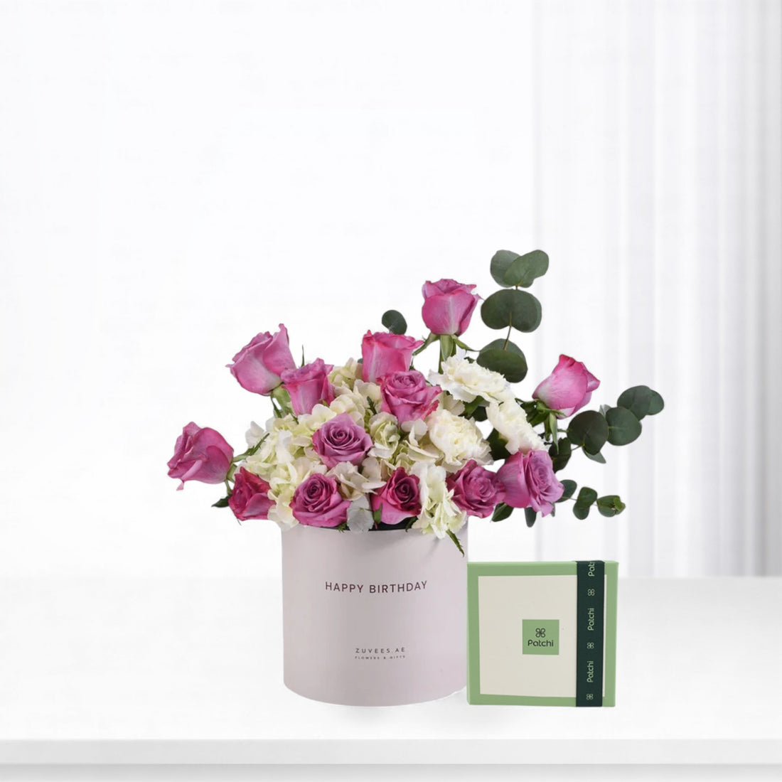 Royal Amethyst Birthday Box Chocolate Combo - Zuvees.ae