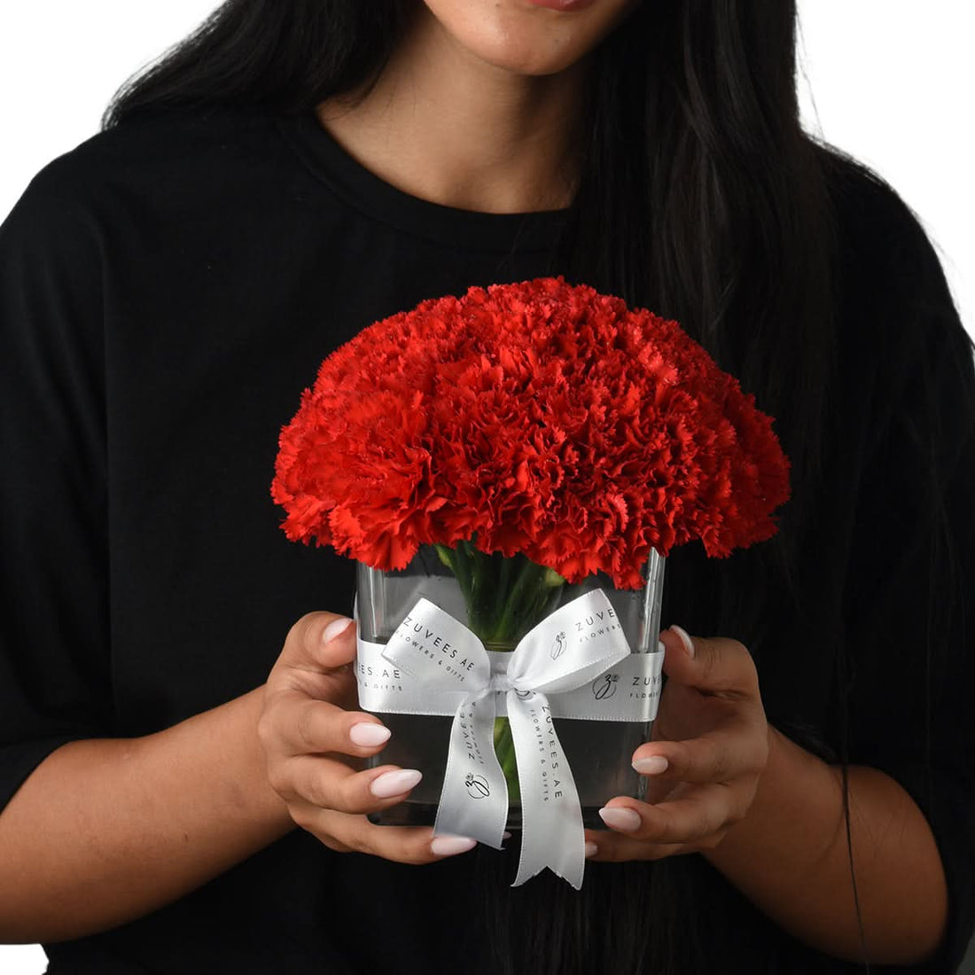 Ruby Bloom Cushion Vase - Zuvees.ae