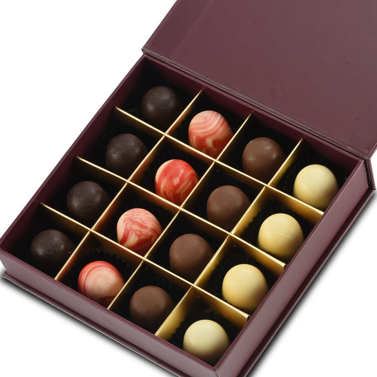 Ruby Marble Chocolate Truffles