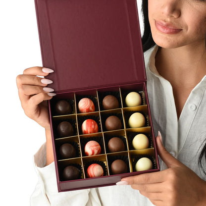 Ruby Marble Chocolate Truffles
