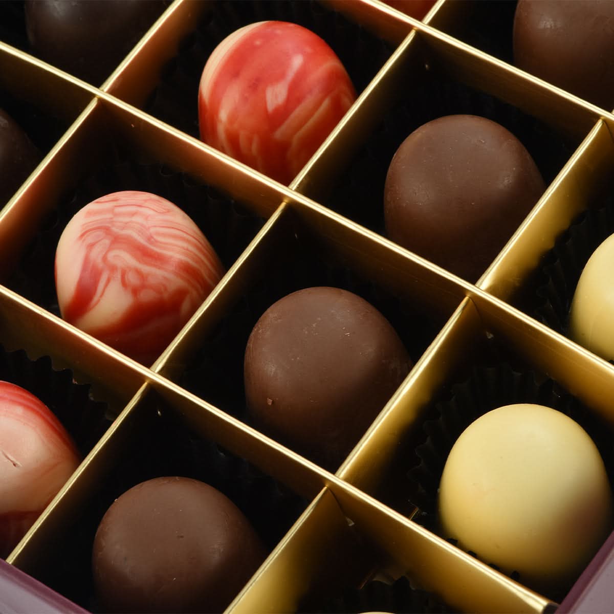 Ruby Marble Chocolate Truffles