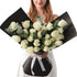 Snow Petals Bouquet with Cake Combo - Zuvees.ae