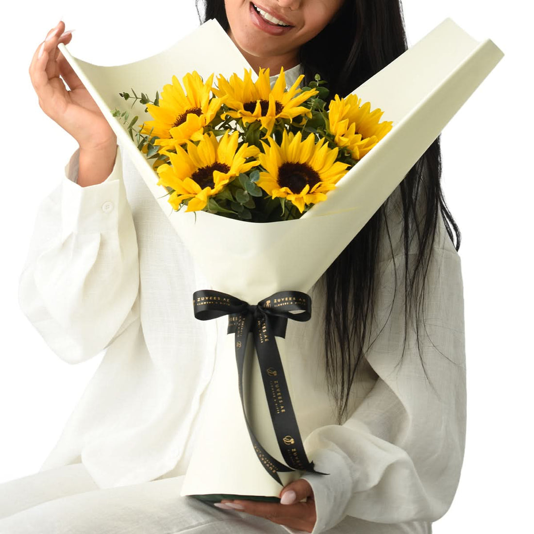 Sunflower Symphony Bouquet - Zuvees.ae