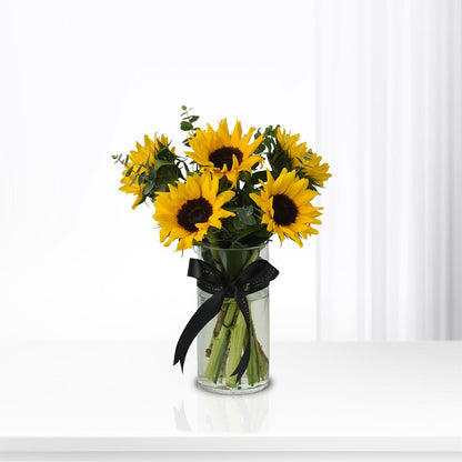 Sunflower Symphony Vase - Zuvees.ae
