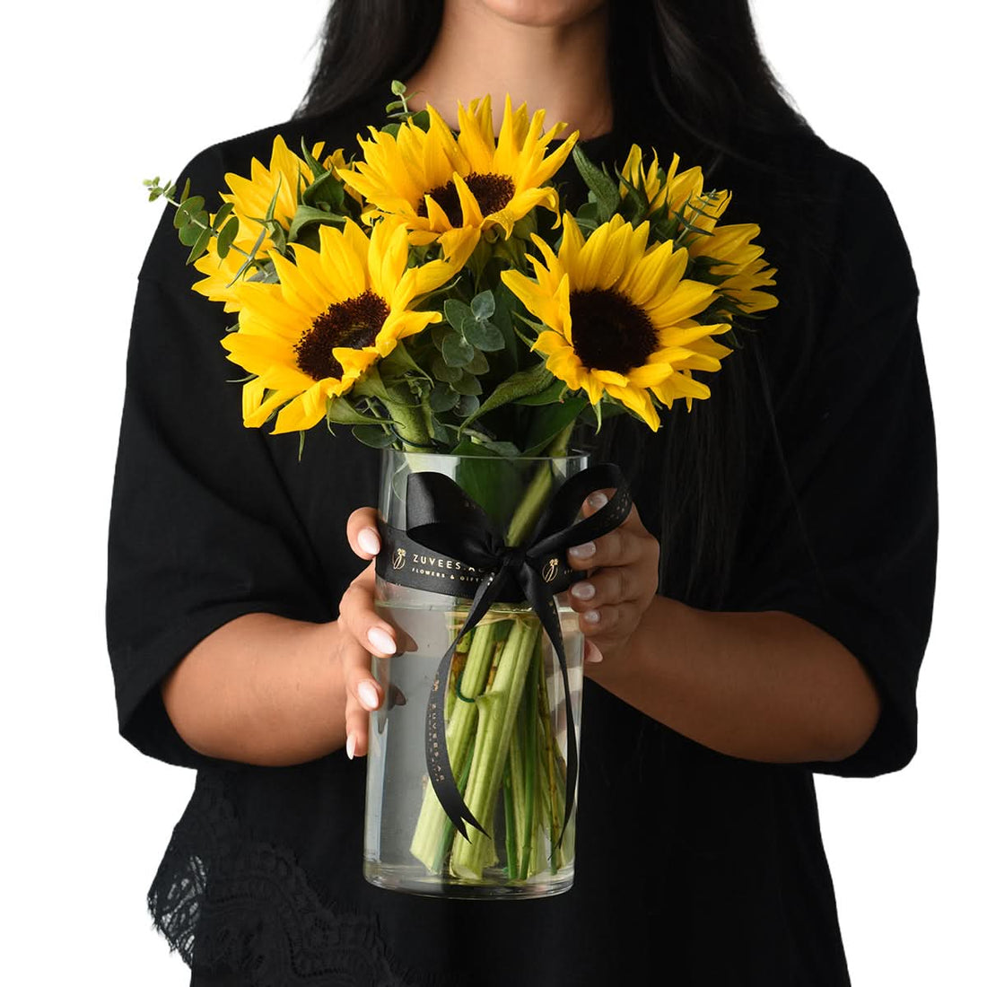 Sunflower Symphony Vase - Zuvees.ae