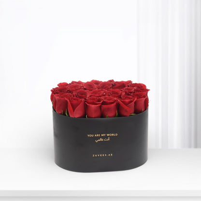 The Burgundy Eclipse Bloom Box - Zuvees.ae