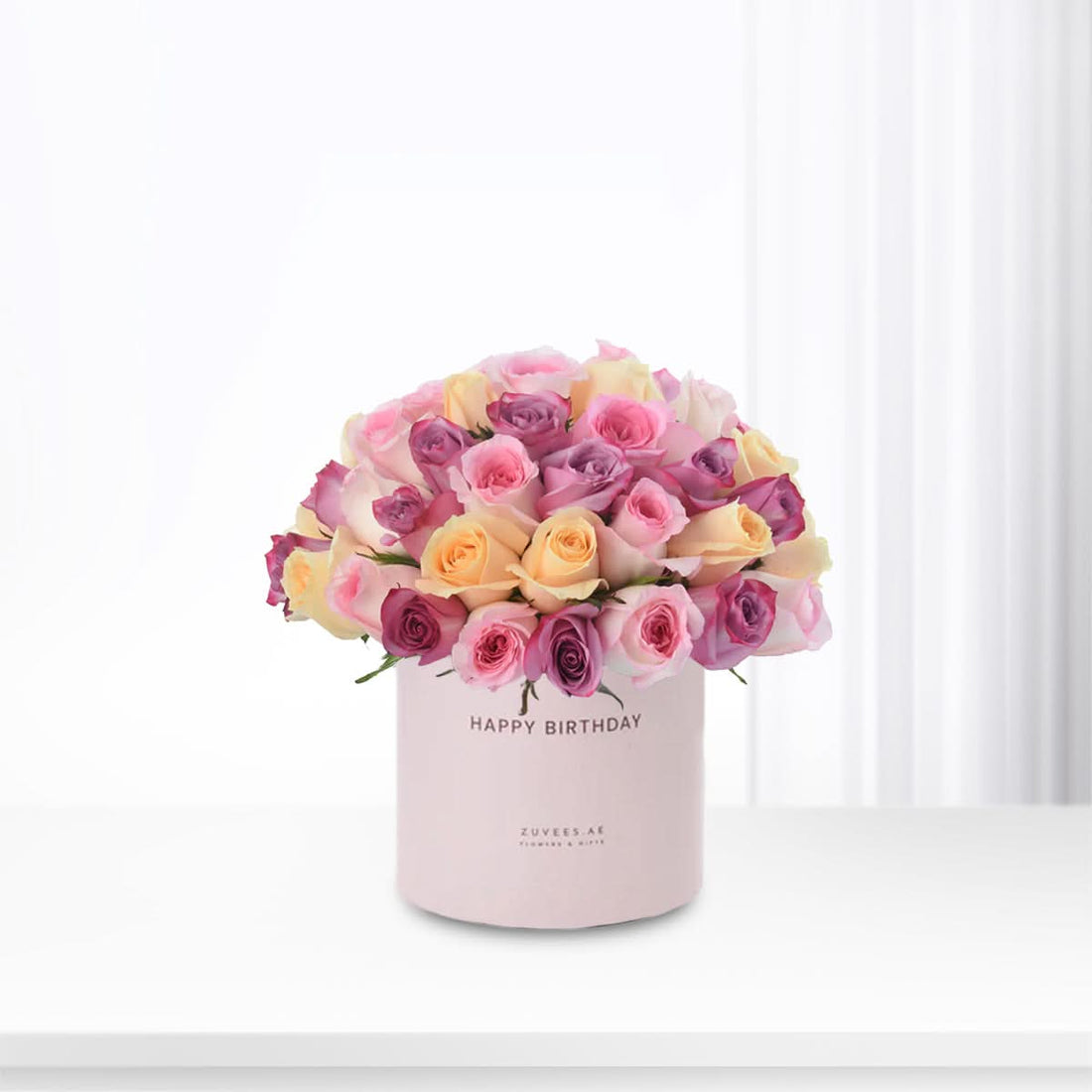 Trinity in Bloom Signature Birthday Vase - Zuvees.ae