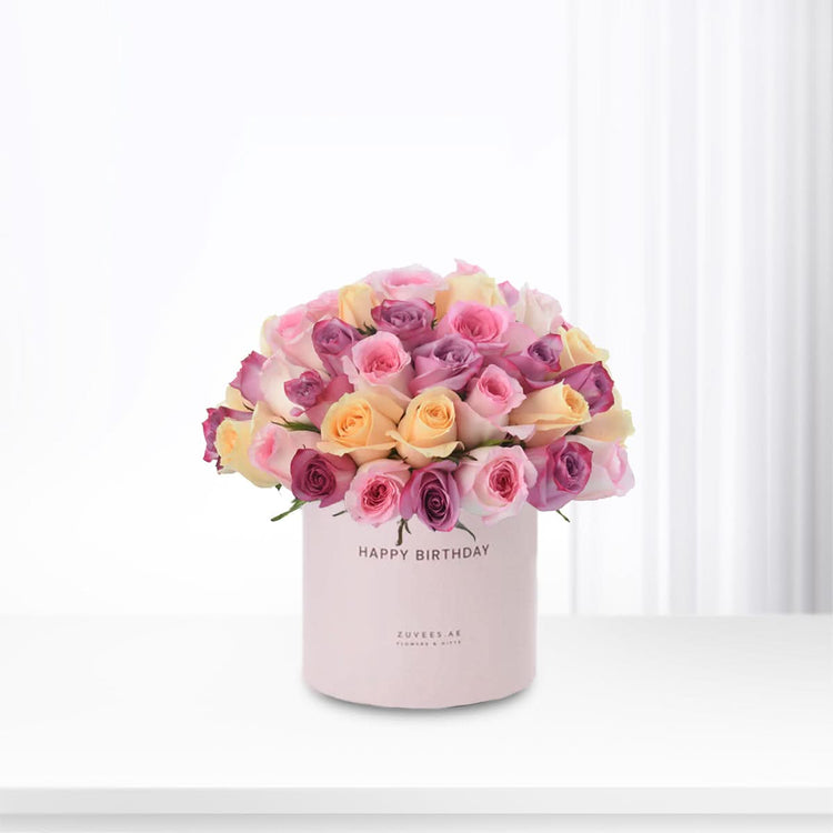 Trinity in Bloom Signature Birthday Vase - Zuvees.ae