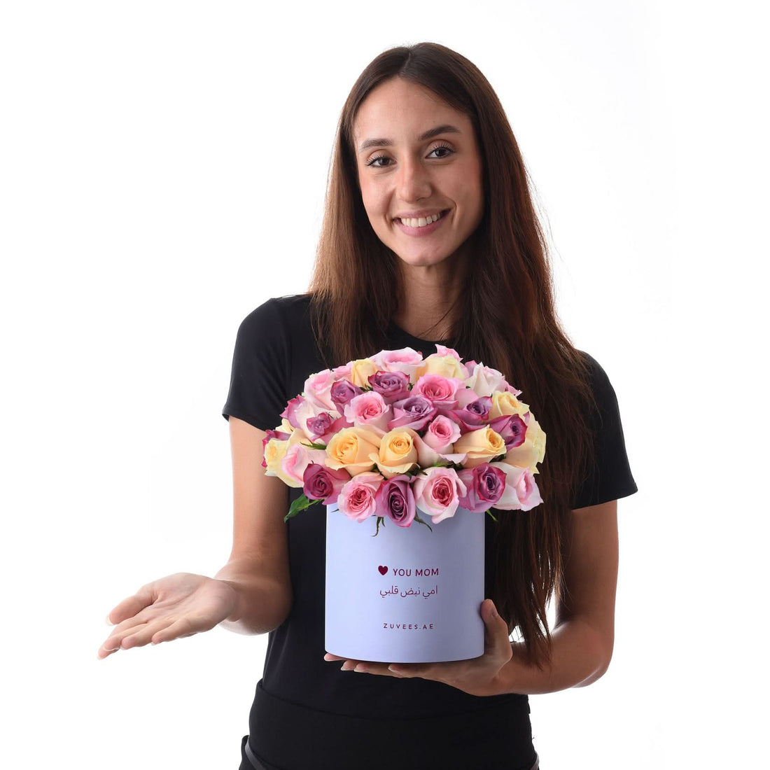 Trinity in Bloom Purple Love Vase - Zuvees.ae