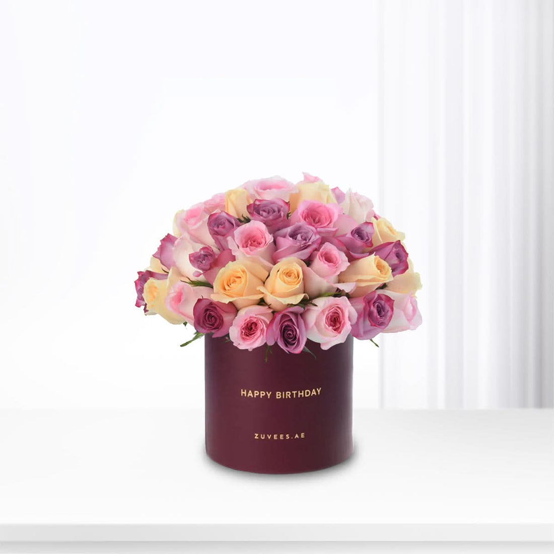 Trinity in Bloom Signature Birthday Vase - Zuvees.ae