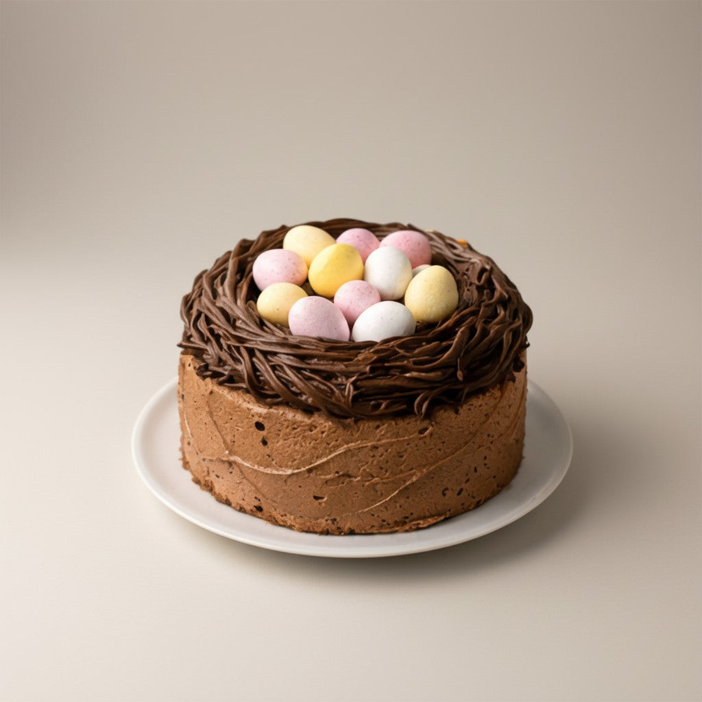 Chocolate Easter Nest Cake – 500g - Zuvees.ae