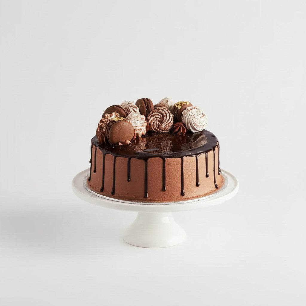 Chocolate Macaron Cake - Zuvees.ae
