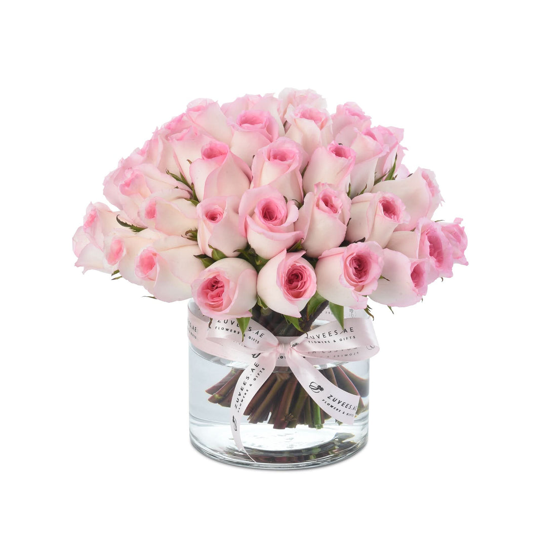 50 Blush Roses - Zuvees.ae