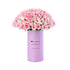 100 Pink Rose Majesty Purple Vase To Mom - Zuvees.ae